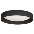 Dainolite 11In. Led Flush Mount, Black Shade CFLD-1114-797